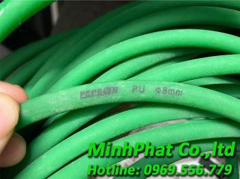 Dây đai tròn PU phi 8 xanh nhám